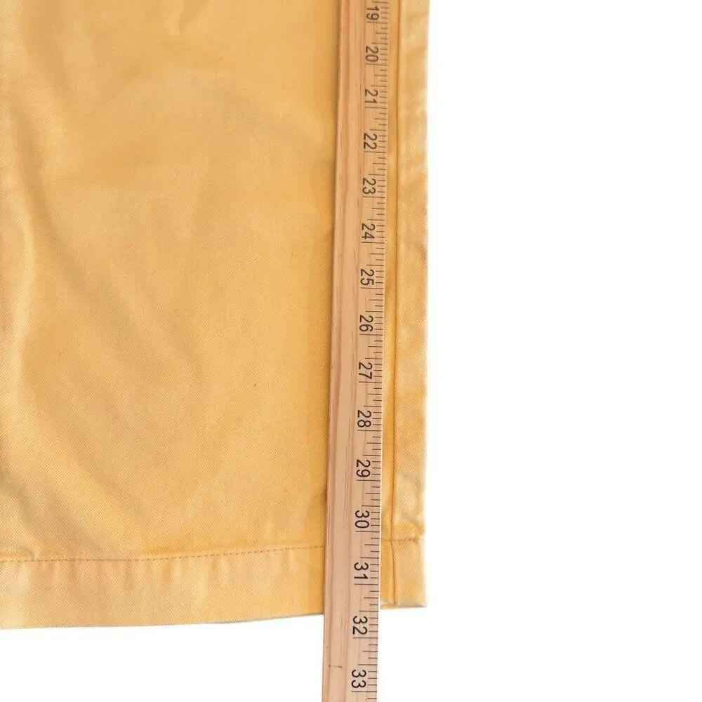 NWT Men's J. Crew Butter Yellow Chino Pants Sz 36x32 Preppy Spring Summer Easter